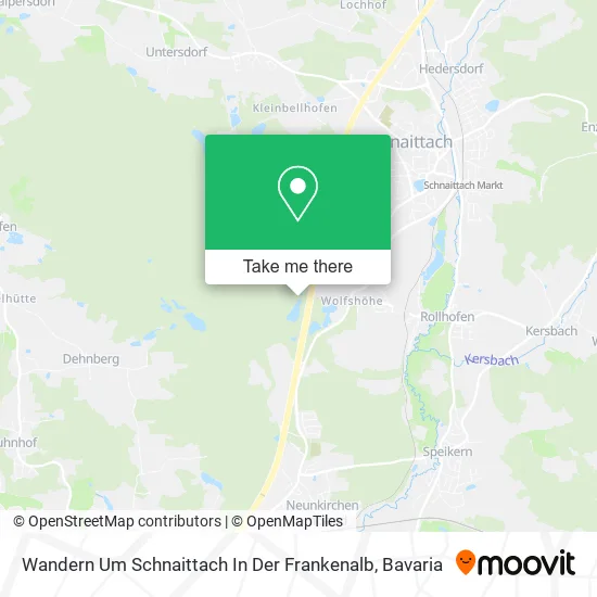 Карта Wandern Um Schnaittach In Der Frankenalb