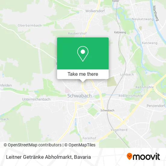 Карта Leitner Getränke Abholmarkt