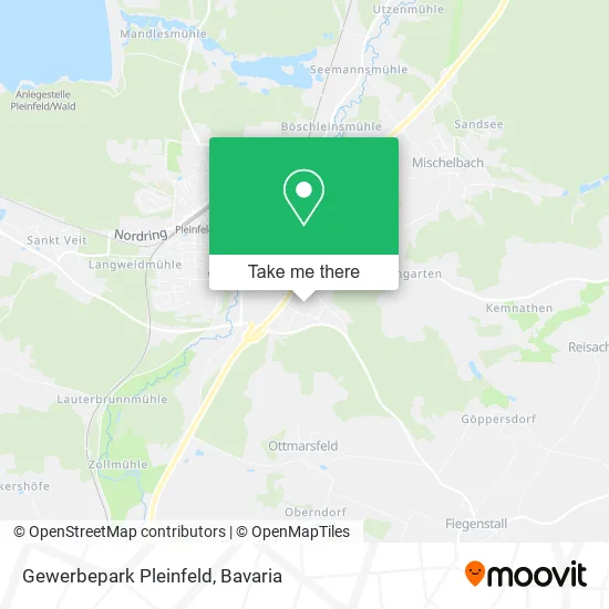 Карта Gewerbepark Pleinfeld