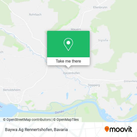 Baywa Ag Rennertshofen map