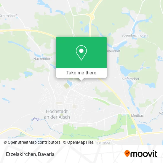 Карта Etzelskirchen