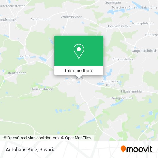 Autohaus Kurz map