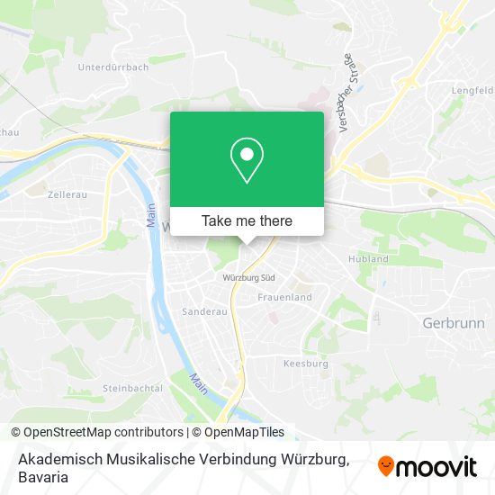 Akademisch Musikalische Verbindung Würzburg map