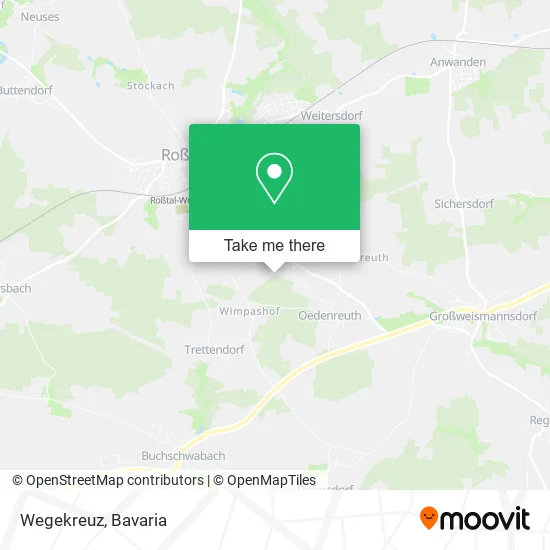 Карта Wegekreuz