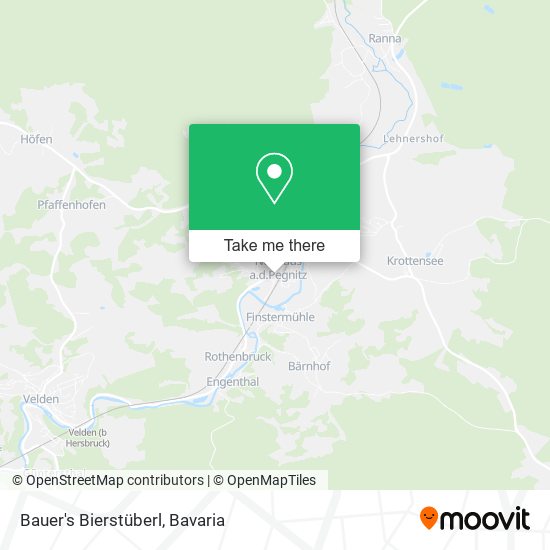 Bauer's Bierstüberl map