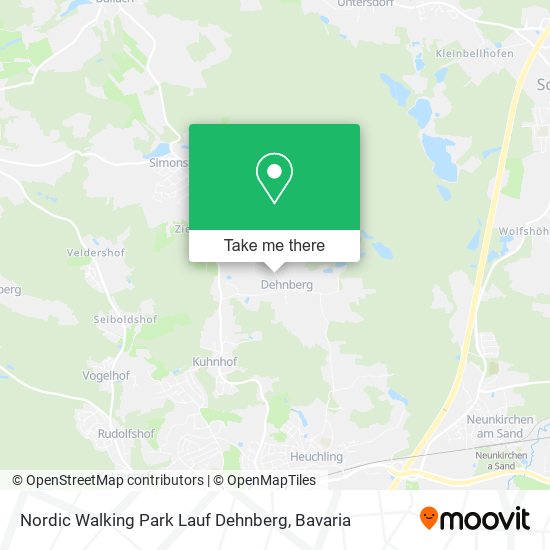 Карта Nordic Walking Park Lauf Dehnberg