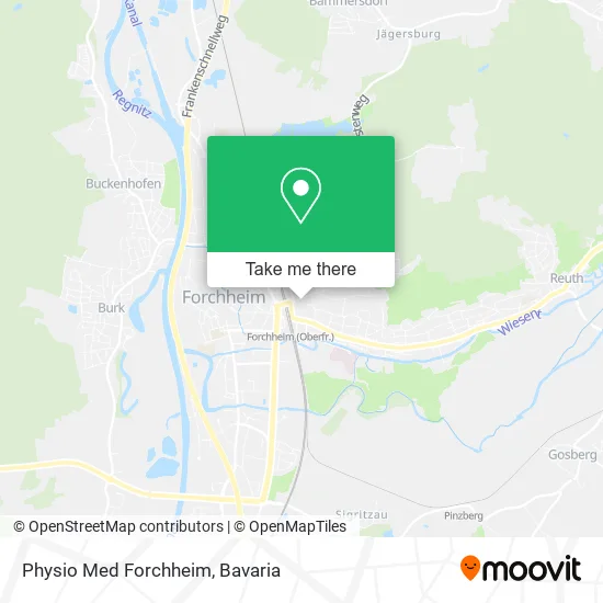 Карта Physio Med Forchheim