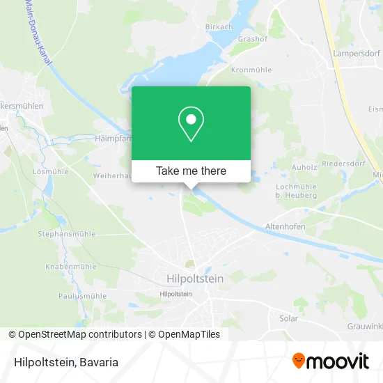 Карта Hilpoltstein