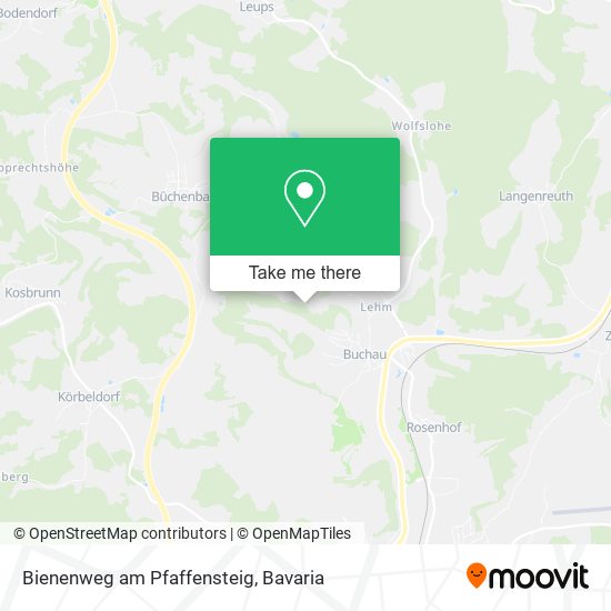 Bienenweg am Pfaffensteig map