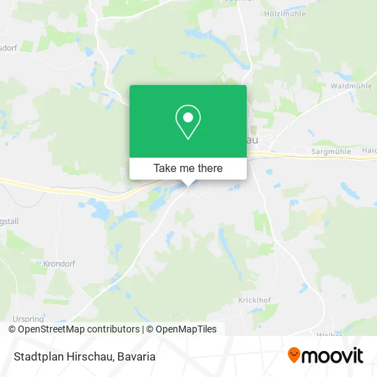 Карта Stadtplan Hirschau