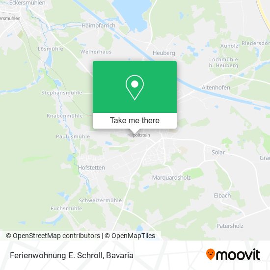 Карта Ferienwohnung E. Schroll