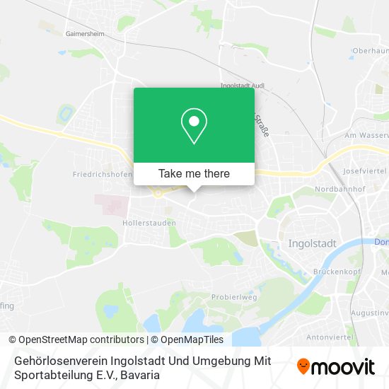 Gehörlosenverein Ingolstadt Und Umgebung Mit Sportabteilung E.V. map