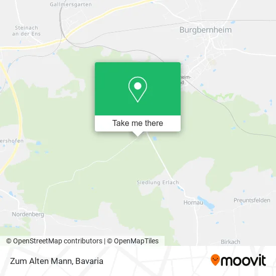 Карта Zum Alten Mann