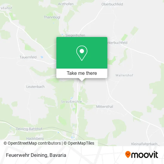 Карта Feuerwehr Deining