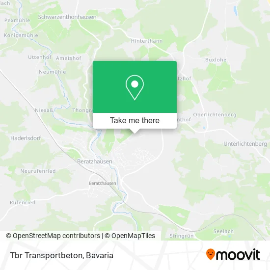 Карта Tbr Transportbeton