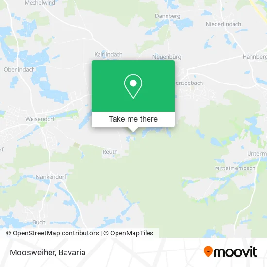 Карта Moosweiher