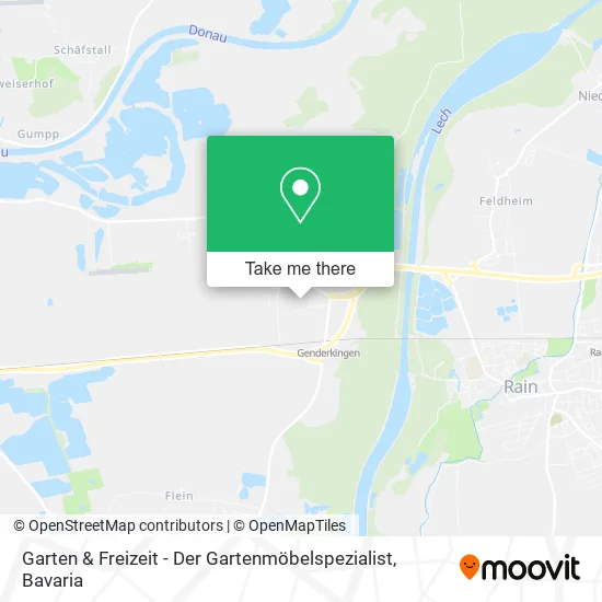 Карта Garten & Freizeit - Der Gartenmöbelspezialist