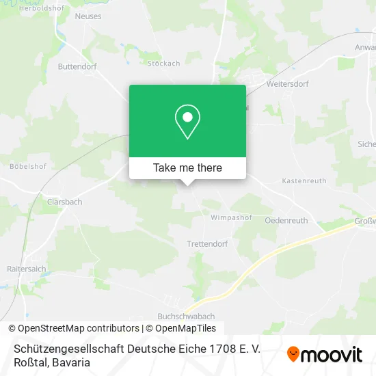 Карта Schützengesellschaft Deutsche Eiche 1708 E. V. Roßtal