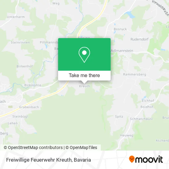 Карта Freiwillige Feuerwehr Kreuth