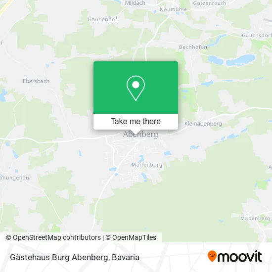 Карта Gästehaus Burg Abenberg
