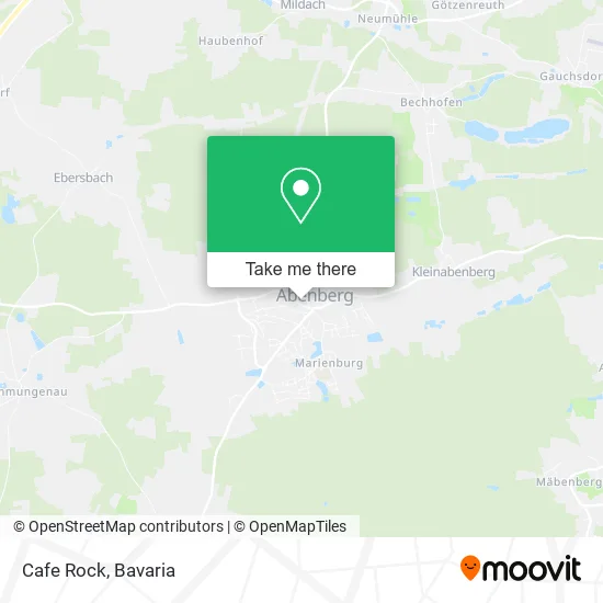 Карта Cafe Rock