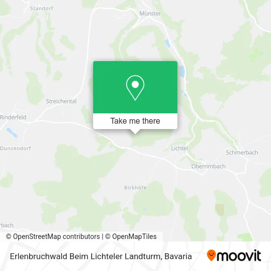 Карта Erlenbruchwald Beim Lichteler Landturm