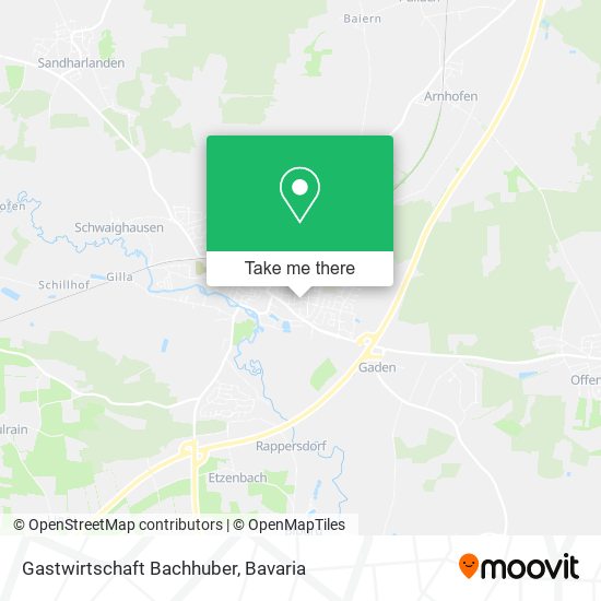 Gastwirtschaft Bachhuber map