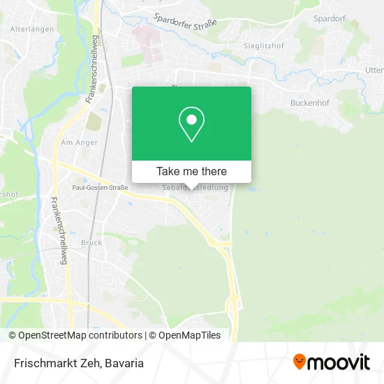 Карта Frischmarkt Zeh