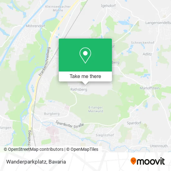 Карта Wanderparkplatz