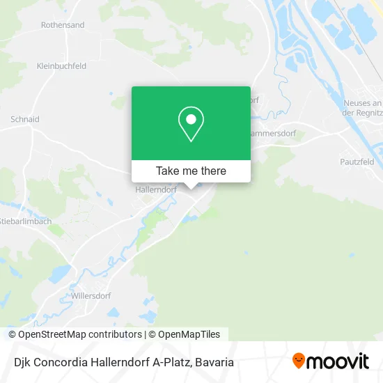 Карта Djk Concordia Hallerndorf A-Platz