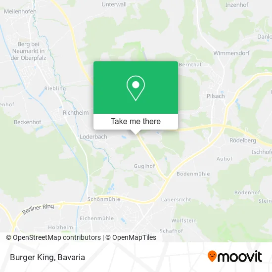 Карта Burger King