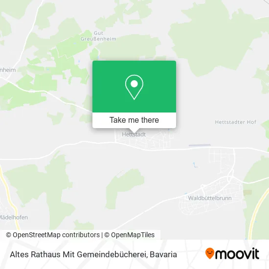 Карта Altes Rathaus Mit Gemeindebücherei