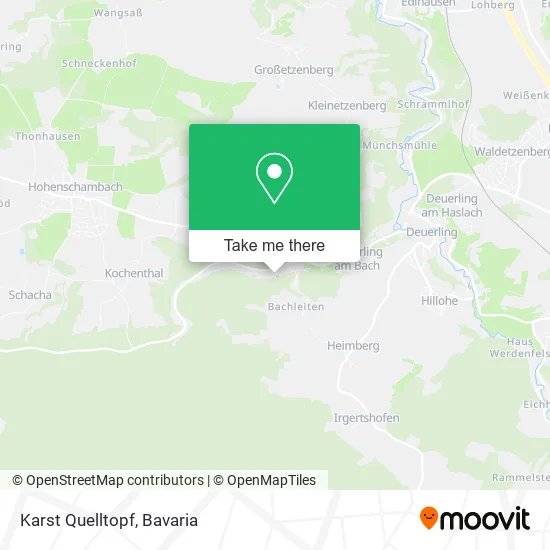 Карта Karst Quelltopf