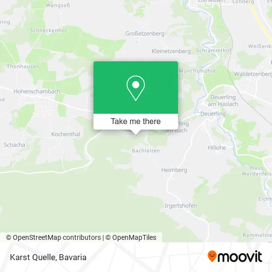 Карта Karst Quelle