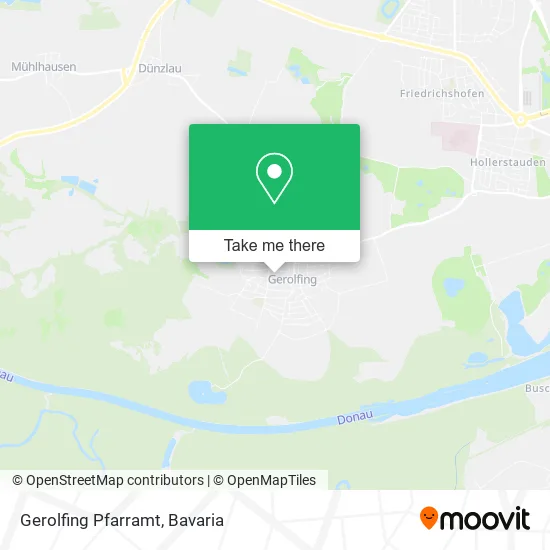 Карта Gerolfing Pfarramt