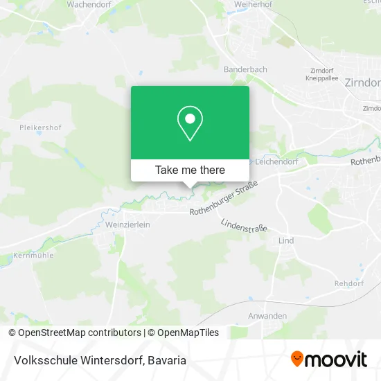 Карта Volksschule Wintersdorf