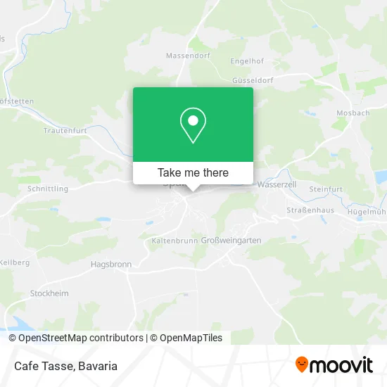 Карта Cafe Tasse