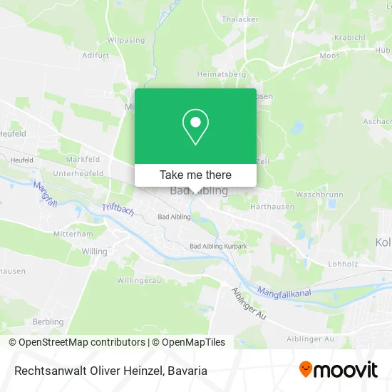 Карта Rechtsanwalt Oliver Heinzel