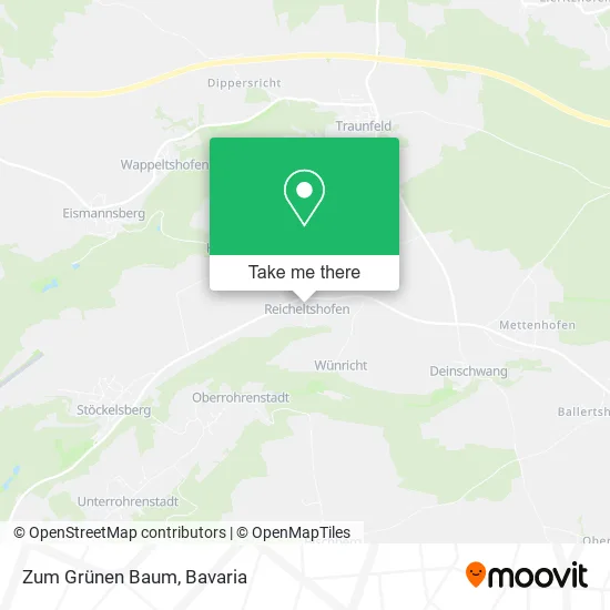 Zum Grünen Baum map