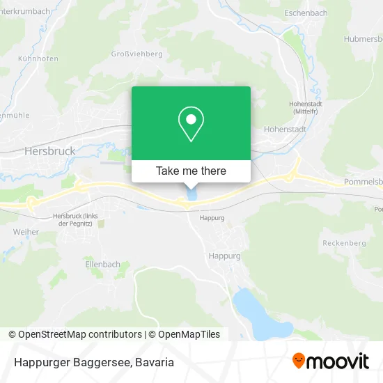 Карта Happurger Baggersee