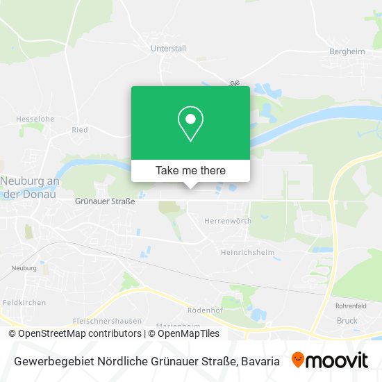 Gewerbegebiet Nördliche Grünauer Straße map