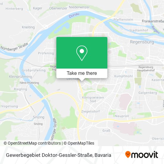 Карта Gewerbegebiet Doktor-Gessler-Straße