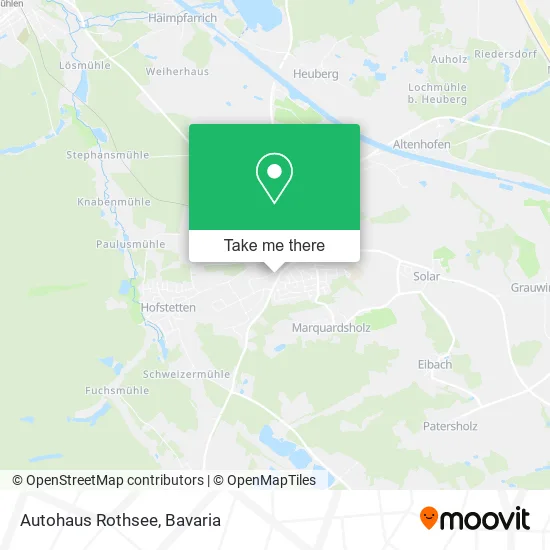 Карта Autohaus Rothsee