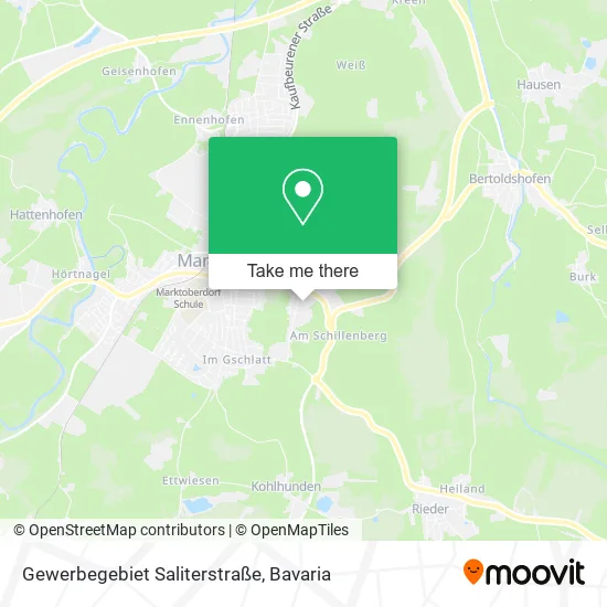 Карта Gewerbegebiet Saliterstraße