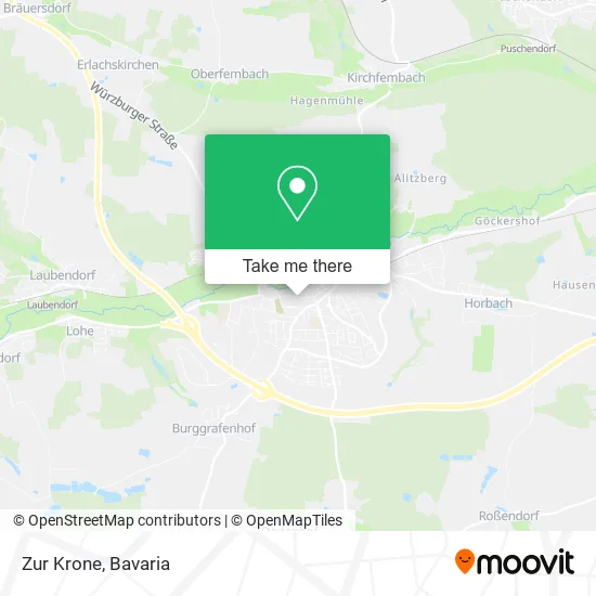 Карта Zur Krone