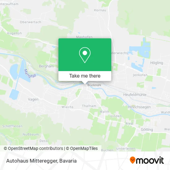 Карта Autohaus Mitteregger