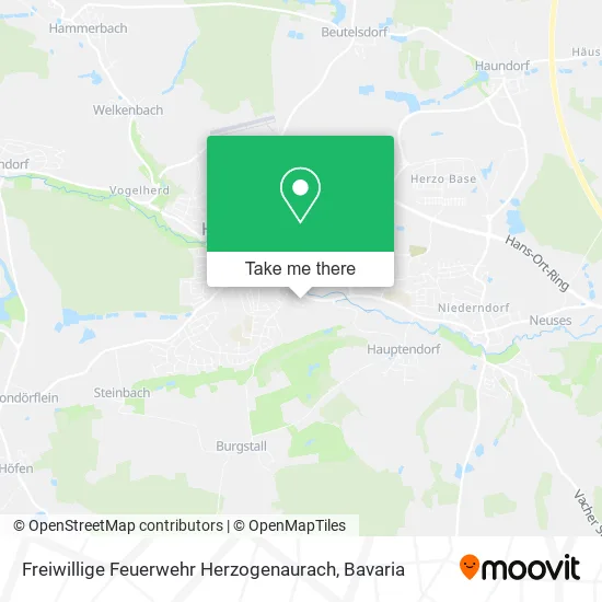 Карта Freiwillige Feuerwehr Herzogenaurach