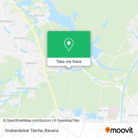 Карта Grabenäcker Teiche