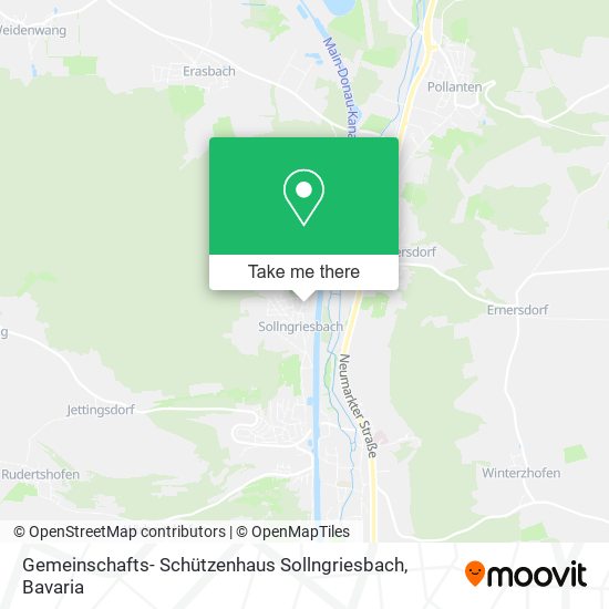 Gemeinschafts- Schützenhaus Sollngriesbach map