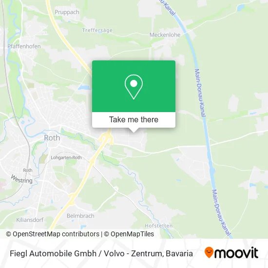 Карта Fiegl Automobile Gmbh / Volvo - Zentrum
